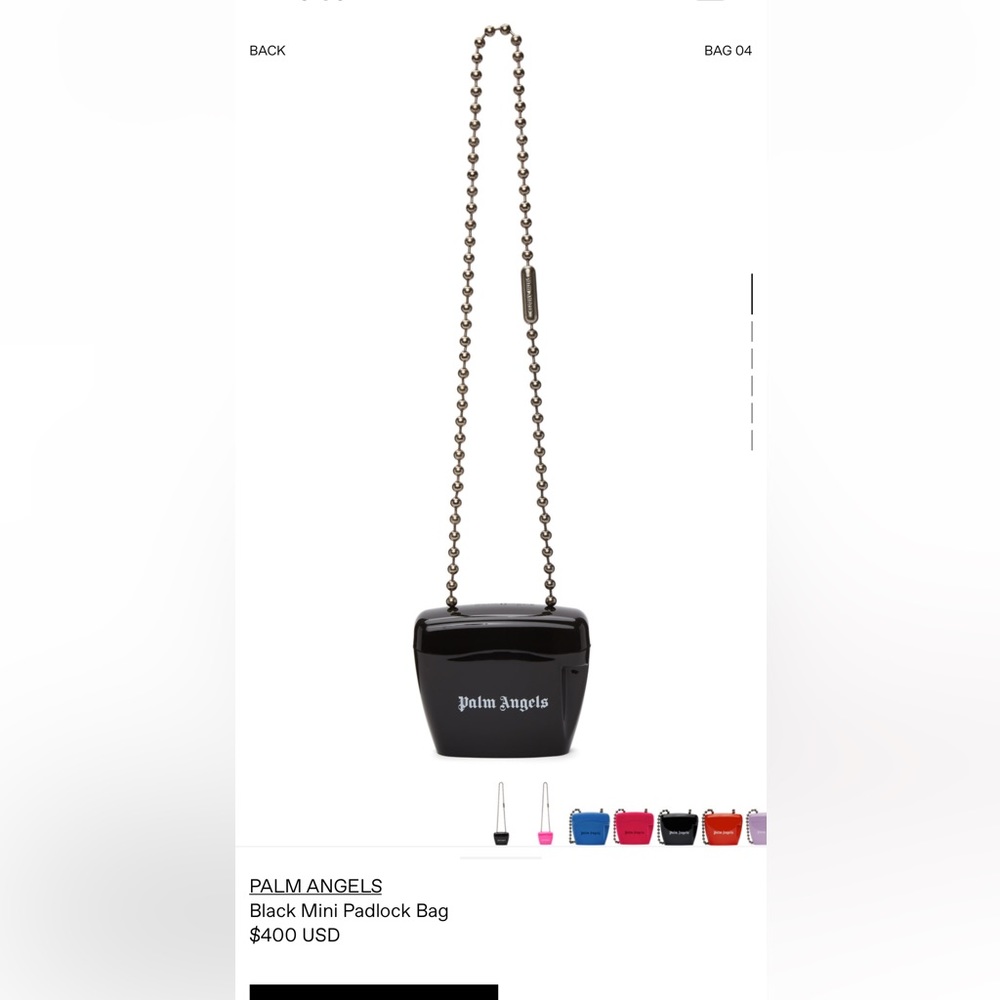 Mini padlock bag